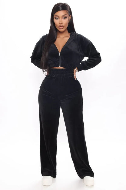 Viral Womens Velour Tracksuit