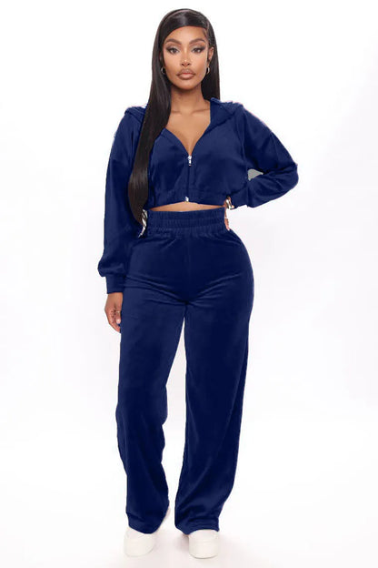 Viral Womens Velour Tracksuit