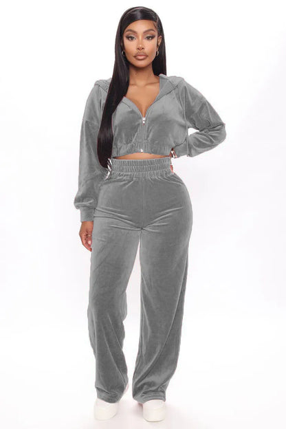 Viral Womens Velour Tracksuit