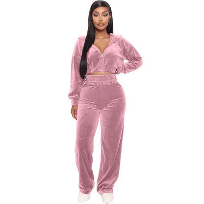 Viral Womens Velour Tracksuit