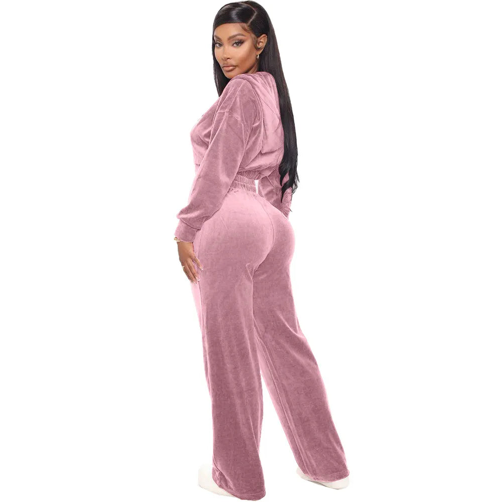 Viral Womens Velour Tracksuit