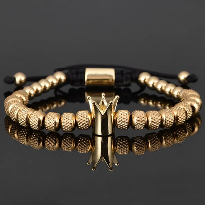 Luxury Crown Men Bracelet 316L