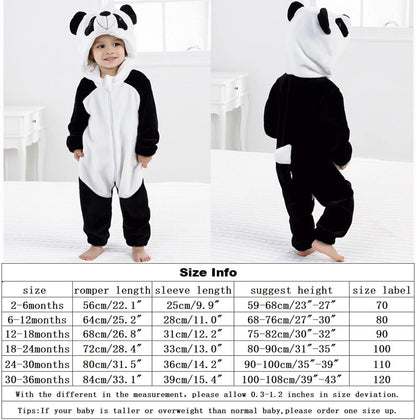 Baby Animal Costumes Unisex Toddler Onesie Halloween Dress up Romper