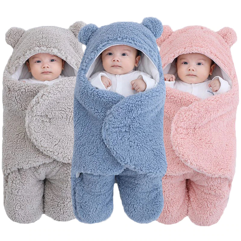 Soft Newborn Baby Wrap Blankets Baby Sleeping Bag Envelope 